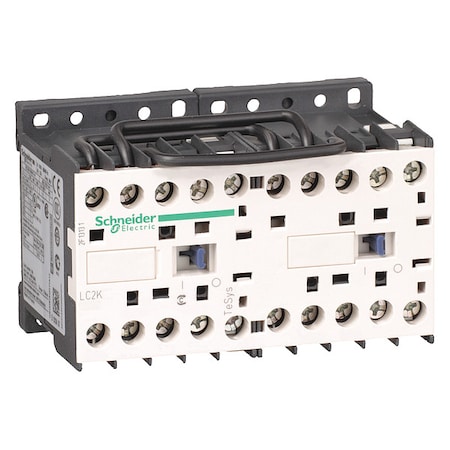 Schneider Electric IEC Magnetic Contactor, No Auxiliary Contacts, 24V AC, 3 P, Reversing, Screw Clamp LC2K0910B7