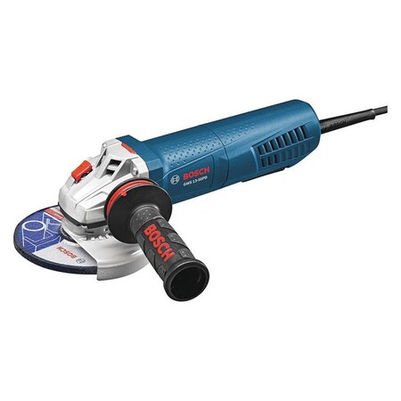 Bosch Angle Grinder, 5", 13 A, 11,500 RPM, 120VAC GWS13-50PD