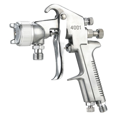 Speedaire Conventional Spray Gun, 11 in, 1/4 in Air Inlet Size, Coatings/Paints 48PX82