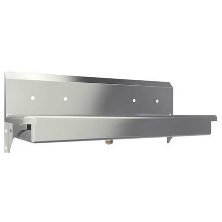 Sani-Lav Wall Mount, 4 Hole, Not Applicable, Silver, Wash Station 5A28