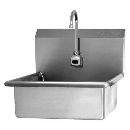 Sani-Lav Hands-Free Sink, 23"x20.5"x19.5", Silver 504B