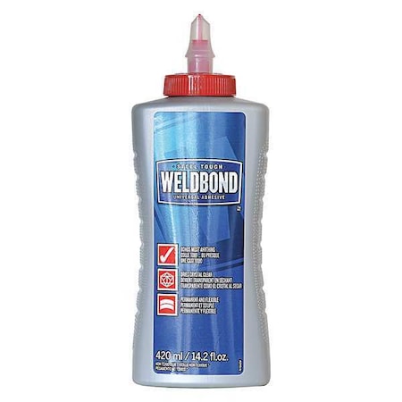 Weldbond Glue, White, 6 to 12 hr Full Cure, 0.8 gal, Jug 058951504207