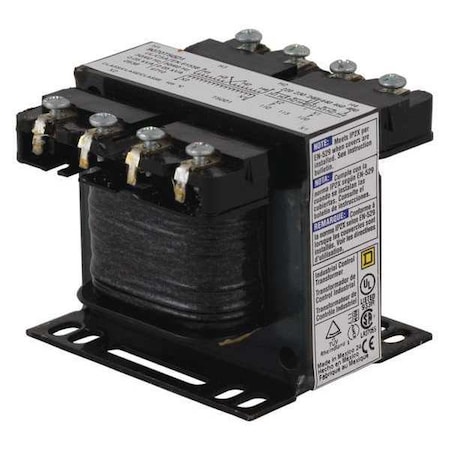 Square D Control Transformer, 50 VA, Not Rated, 240V, 240/480V 9070T50D12