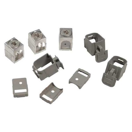 Schneider Electric Clip-on connectors, TeSys GV7, 220 A, cable 1.5 to 185sq mm, set of 3 GV7AC022