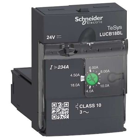 Schneider Electric Overload Module, 4.5 A Min current, 18 A Max current, 690V AC LUCB18BL