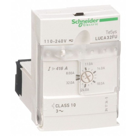 Schneider Electric Overload Module, 8 A Min current, 32 A Max current, 690V AC LUCA32FU