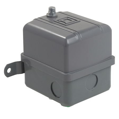 SQUARE D Pressure Switch, (1) Port, 1/4 in FNPS, DPST, 65 to 200 psi, Standard Action 9013GHG2S6J26