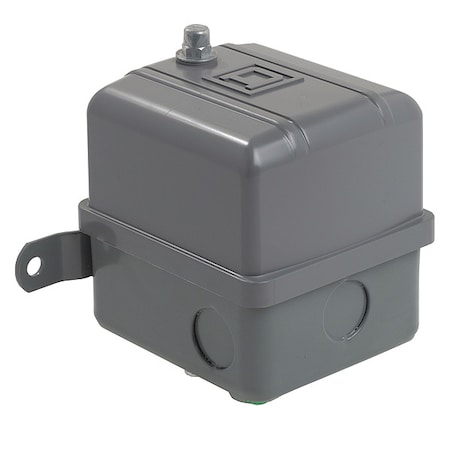 Telemecanique Sensors Pressure Switch, (1) Port, 1/4 in FNPS, DPST, 65 to 200 psi 9013GHG2S6J26