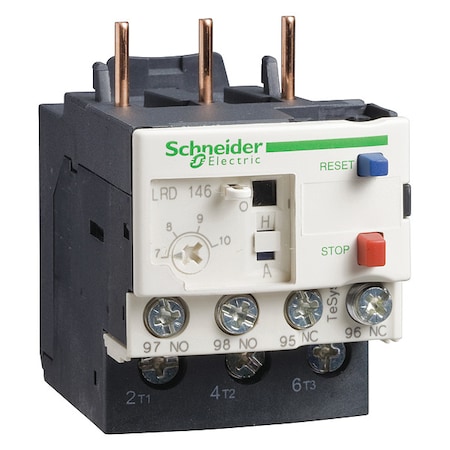 Schneider Electric Thermal Overload Relay, 1NC/1NO, 2.5 A Min current, 4 A Max current LRD086