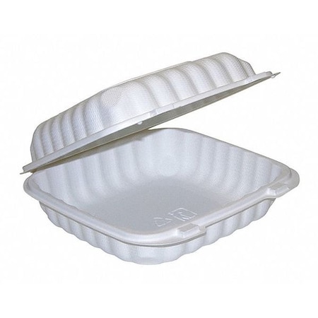 PACTIV Carry-Out Container, 8" W, White, PK200 YCN808010000