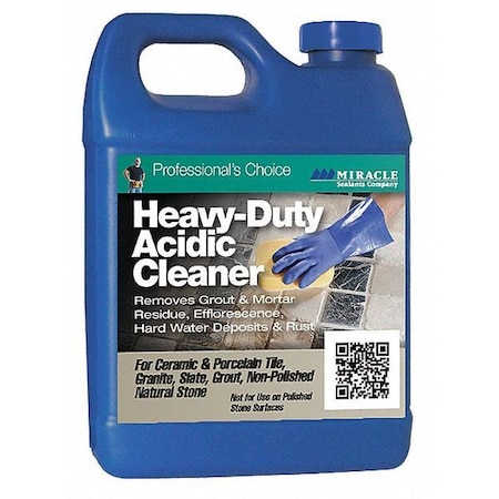 Miracle Sealants Acidic Cleaner, Bottle, 32 oz., PK6 HDAC6QT