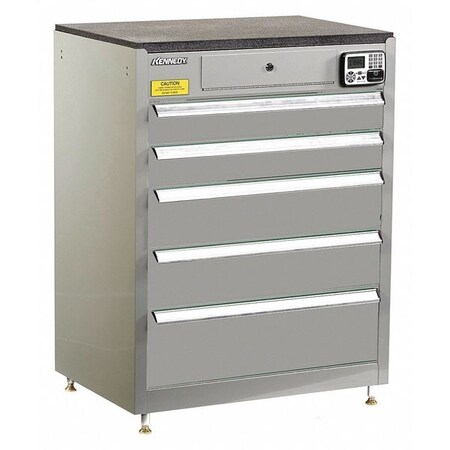 Kennedy EKentrol Tool Storage, 5 Drawer, Gray, Steel, 29" W x 20" D x 36" H 29115EKUGY