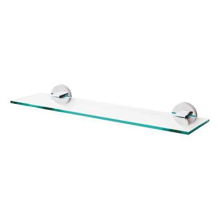 Speakman Towel Shelf, Glass, 17 in Overall W SA-1209