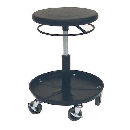 Shopsol Welding Stool, Height Range 16" to 21", Polyurethane Black 1010302