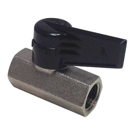 Legris 1/2" FNPT Nickel Brass Ball Valve Inline 0492 10 21