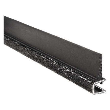 Trim-Lok Trim Seal, EPDM, 25 ft Length, 1 5/8 in Overall Width, Style: Trim with a Top Flap 5B350B2X3/8A-25