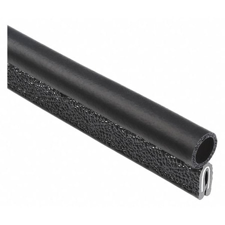 TRIM-LOK Trim Seal, EPDM, 25 ft Length, 3/4" Overall Width, Style: Trim with a Side Bulb 3062B3X1/64C-25