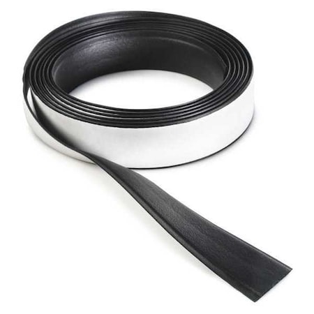 Zoro Select Foam Strip, 7/8 in W, 72 in L, 1/16 in Thick, Black GT 75-6
