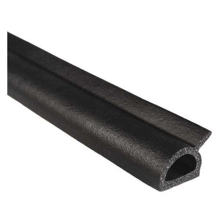 Trim-Lok Rubber Seal, P-Shaped, 0.50"H, 25 ft. X5036HT-25
