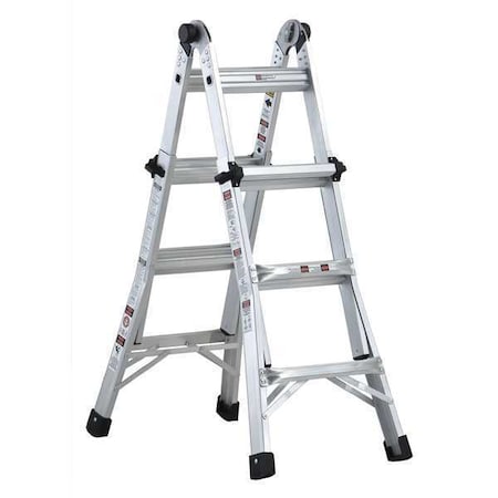 Louisville Multipurpose Ladder, Extension Ladder, Scaffold Ladder, Staircase Ladder, Stepladder Configuration L-2098-13