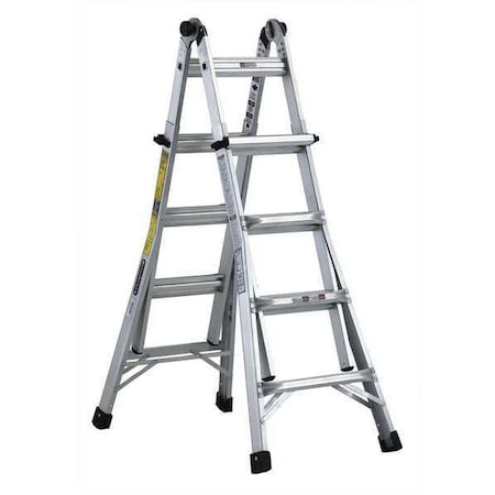 Louisville Multipurpose Ladder, Extension Ladder, Scaffold Ladder, Staircase Ladder, Stepladder Configuration L-2098-17