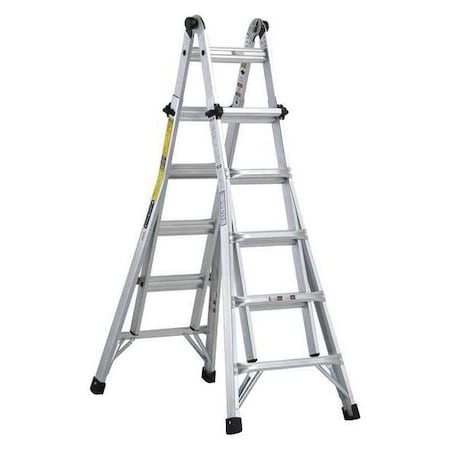 Louisville Multipurpose Ladder, Extension Ladder, Scaffold Ladder, Staircase Ladder, Stepladder Configuration L-2098-22