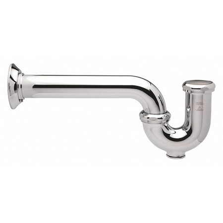 Zurn 1-1/2" Pipe Dia., Cast Brass, Kitchen, P-Trap Z8702-9BCE-PC | Zoro