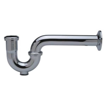 Zurn Kitchen P-Trap, 1-1/2" Pipe Dia., Brass ZR371-PC