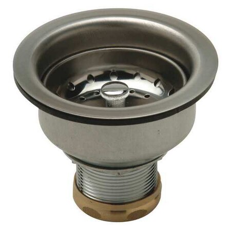 Zurn Strainer, Pipe Dia. 1-1/2 in., Chrome ZSS3000BB-SS