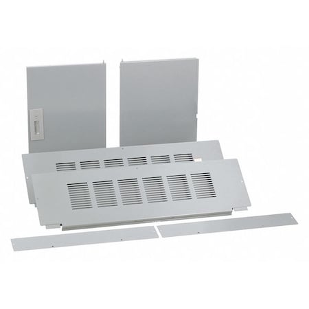 Square D Trim front, I-Line Panelboard, HCP, surface mount, 4 pcs, w/door, 42in W x 50in H HCW50TSD