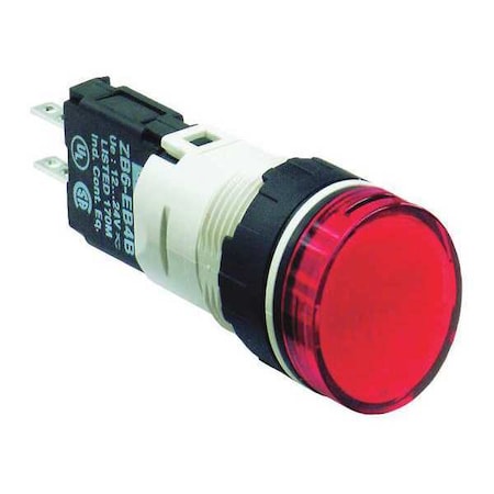 Schneider Electric Pilot Light Complete, LED, Red XB6AV4BB