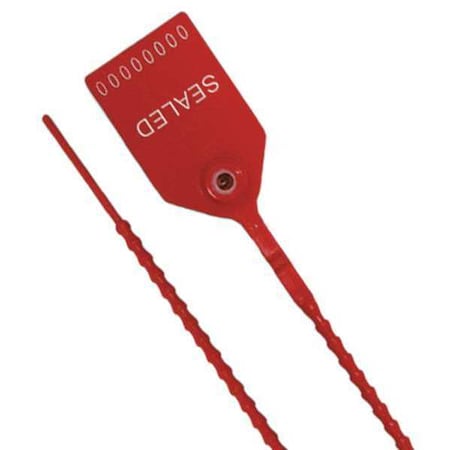 Universeal Pull-Tight Seals, Red, Plastic, PK100 UPULL-HD 18 RED100