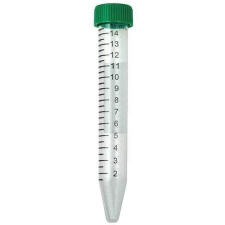 Celltreat Centrifuge Tube, Natural, 15mm Dia., PK300 229418
