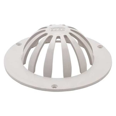 Zurn Round Dome Strainer, Plastic, 2", Drop In P1910-SEMI-DOME