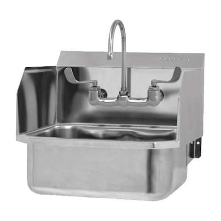 Sani-Lav Sink, 19"x18"x16.5", Silver 507FL-0.5