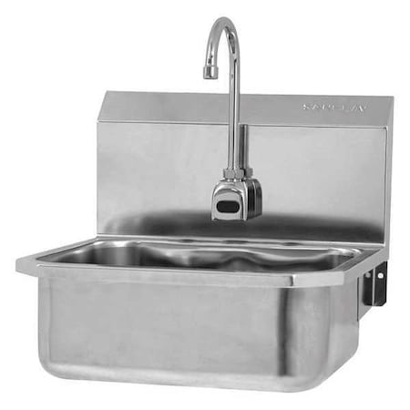Sani-Lav Hands-Free Sink, 19"x18"x16.5", Silver ES2-505L-0.5