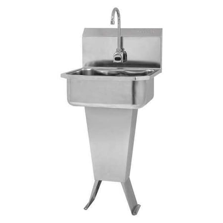 Sani-Lav Hands-Free Sink, 19"x18"x41.5", Silver ESB2-501L-0.5