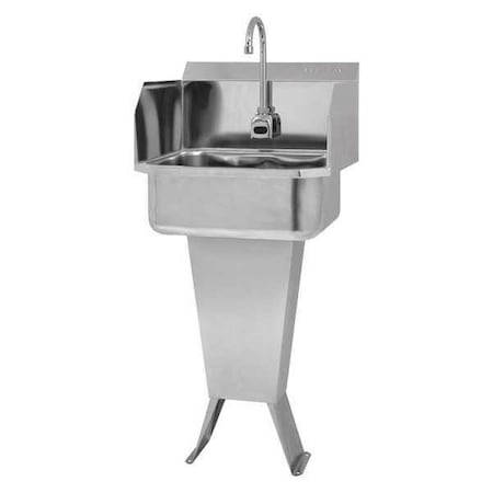 Sani-Lav Hands-Free Sink, 19"x18"x41.5", Silver ESB2-503L-0.5