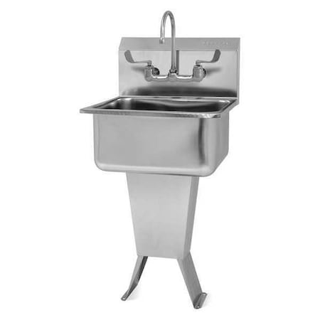 Sani-Lav Hands-Free Sink, 21"x20"x41.5", Silver 521FL-0.5