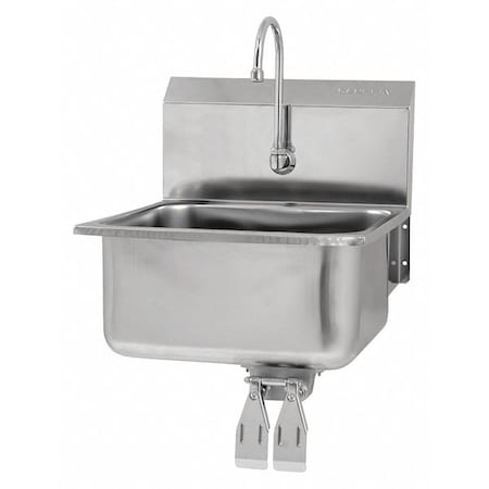Sani-Lav Hands-Free Sink, 21"x20"x19.5", Silver 525L-0.5
