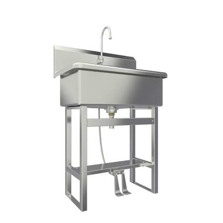 Sani-Lav Scrub Sink 28 in x 16 1/2 in, 1, 1, Floor 532FS
