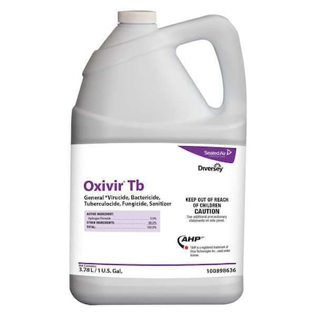 DIVERSEY Cleaner and Disinfectant, 1 gal. Jug, Unscented, Colorless 100898636
