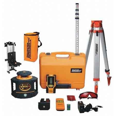 Johnson Level & Tool Rotary Laser Level, Single, 2000 ft. 40-6559