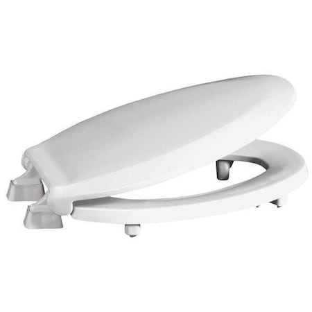 Centoco Toilet Seat With Cover, Check Hinge, Elongated, White HL800STS-001