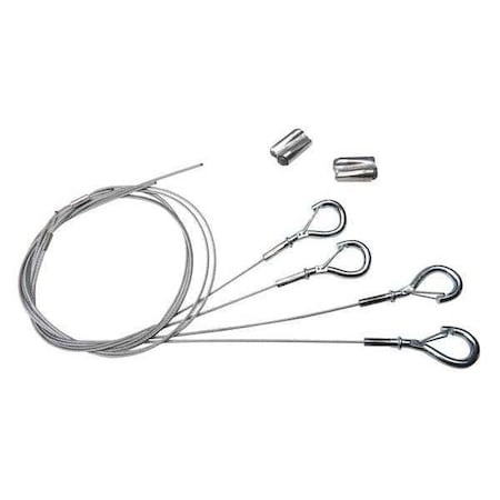 Lumination CableMountKit, Cable, Hook60"L, 1/4"W, 1/4"H 5FT Y CBL KIT