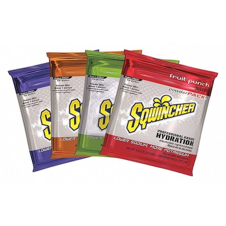 Sqwincher Sports Drink Mix Powder 9.53 oz., Assorted Flavors, Pk80 159016007