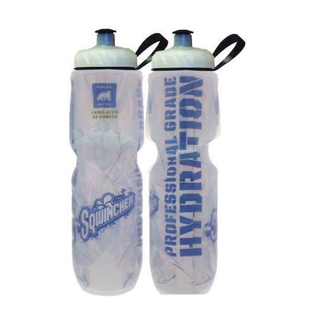 Sqwincher Hydration Bottle, 24 oz., Clear 158300299