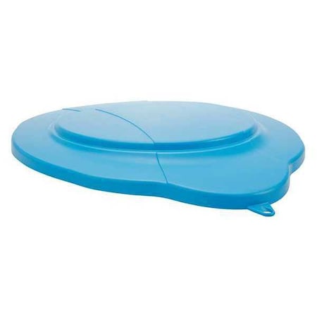 Vikan Round Pail Lid, Blue, Polypropylene 56933