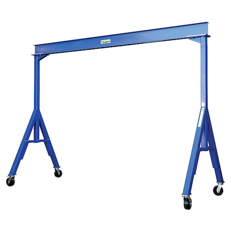 Zoro Select Fixed Gantry Crane, Steel, Blue, 6000 lb. FHS-6-15