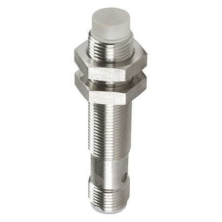 Telemecanique Sensors Cylindrical, Inductive Proximity Sensor, 17 mm Dia., Brass, M12, 3 Wires, Shielded XS612B4PAM12